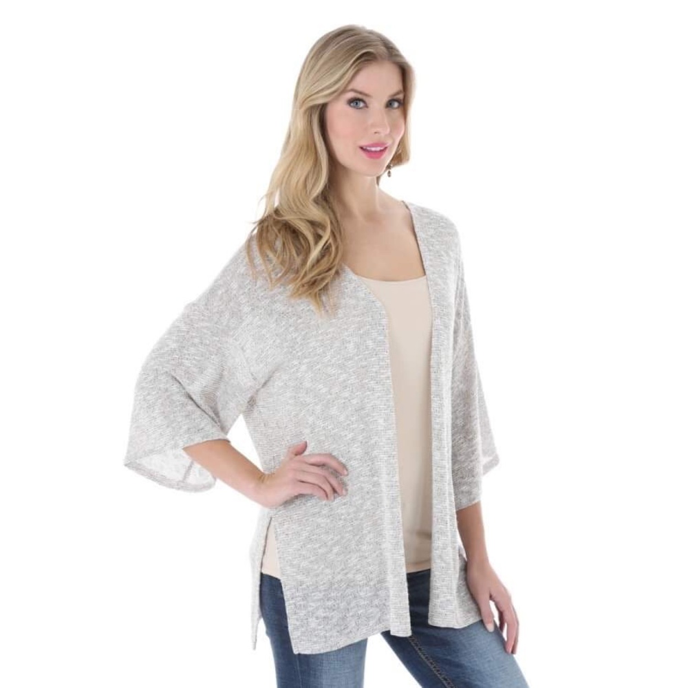 Wrangler Woman’s Cardigan in Taupe Medium